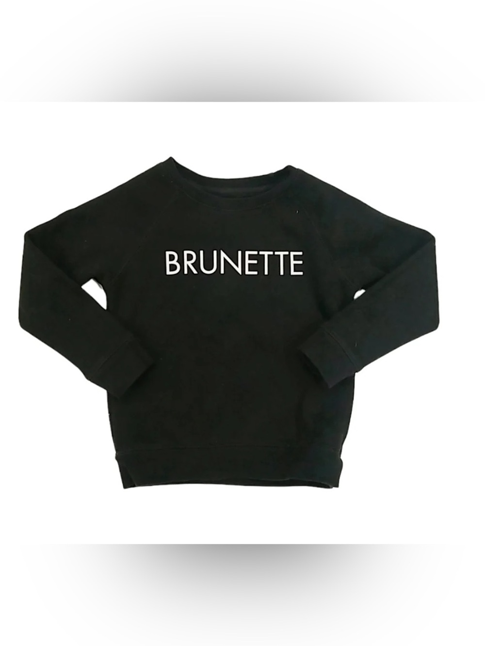 Brunette The Label Black Crewneck Sweater